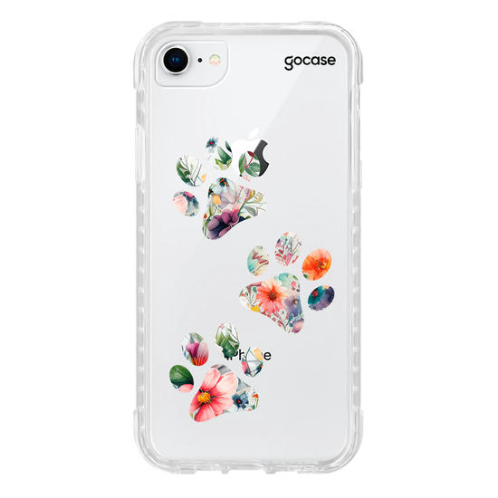 Capinha para celular Patinhas de Flores