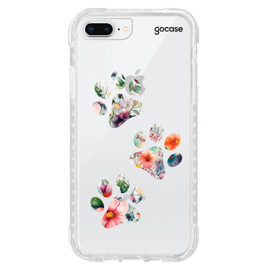 Capinha para celular Patinhas de Flores