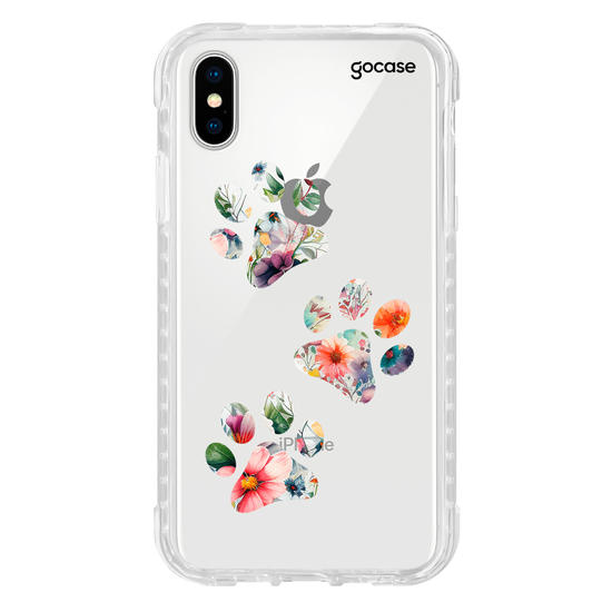 Capinha para celular Patinhas de Flores
