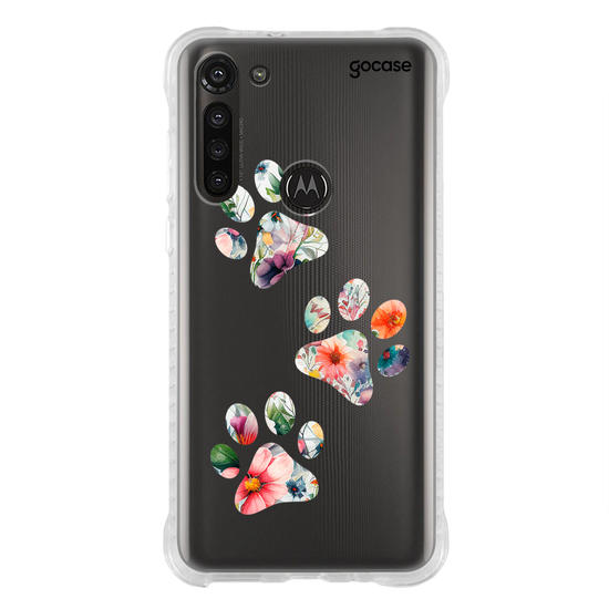 Capinha para celular Patinhas de Flores