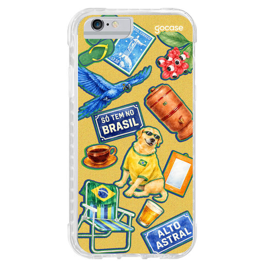 Capinha para celular  Patrimônio do Brasil - Amarelo