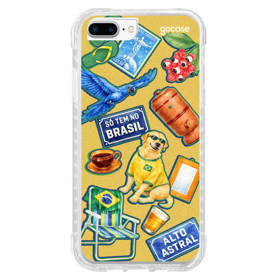 Capinha para celular  Patrimônio do Brasil - Amarelo