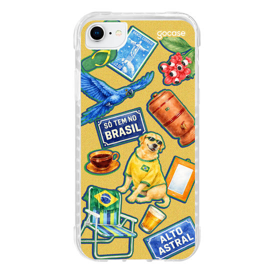 Capinha para celular  Patrimônio do Brasil - Amarelo