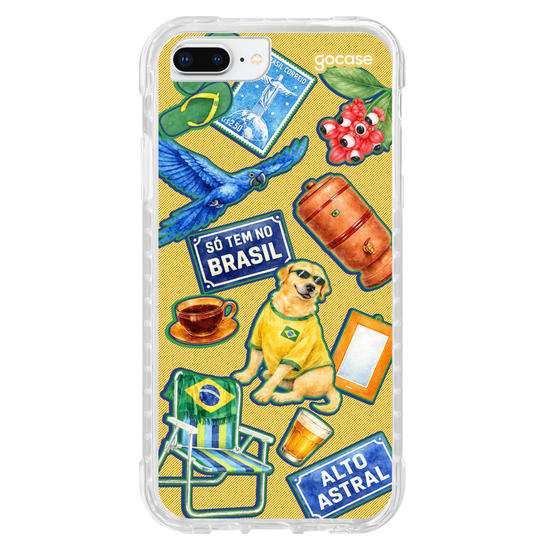 Capinha para celular  Patrimônio do Brasil - Amarelo