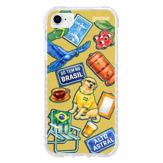 Capinha para celular  Patrimônio do Brasil - Amarelo