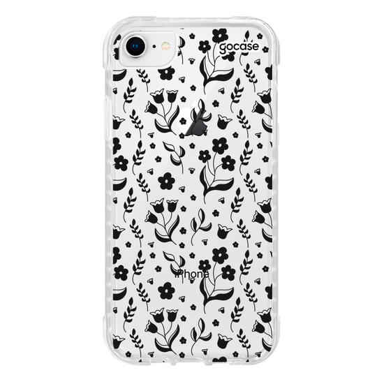 Capinha para celular  Pattern Flores Minimalistas