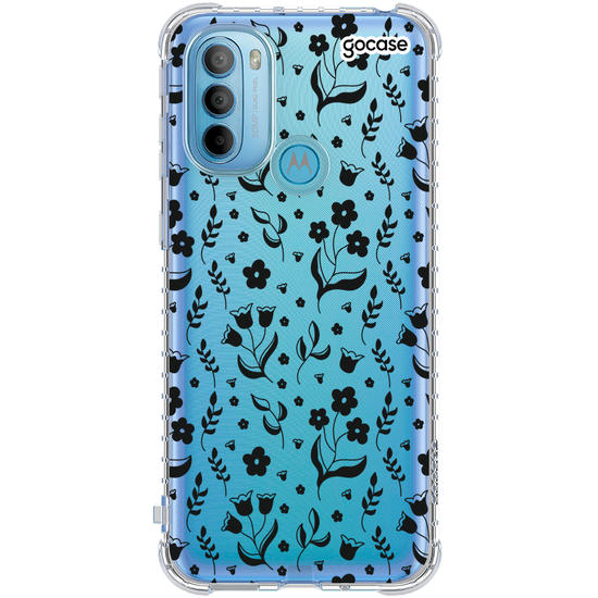 Capinha para celular  Pattern Flores Minimalistas