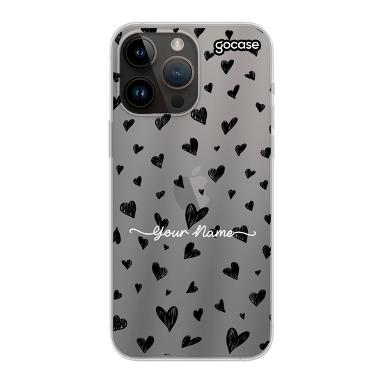 Pattern Heart Phone Case