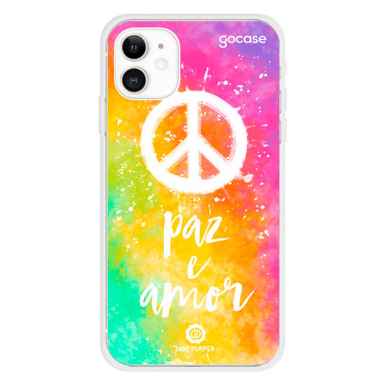 Paz e Amor Phone Case