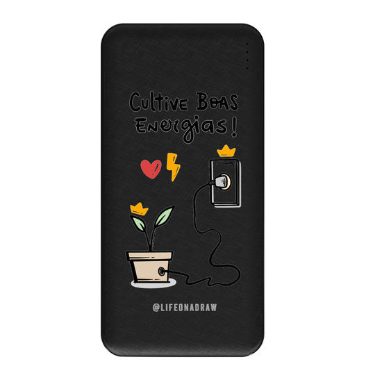 Carregador Portátil Fast Charge -  Cultive Boas Energias