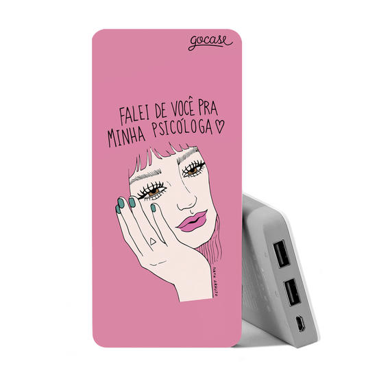 Carregador Portátil Power Bank (10000mAh) - Psicologa