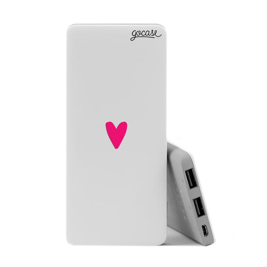 Power Bank Slim Portable Charger (5000mAh) - Forever Love Handwritten