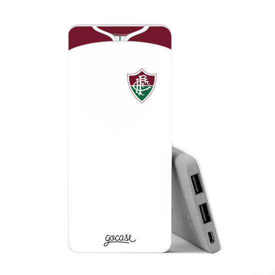 Power Bank Slim Portable Charger (5000mAh) - Fluminense - Uniforme 2 Frente