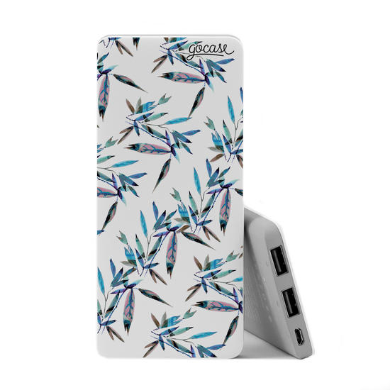 Power Bank Slim Portable Charger (5000mAh) - Folhagens