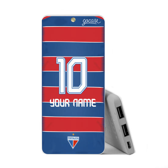 Power Bank Slim Portable Charger (5000mAh) - Carregador Portátil Power Bank Slim (5000mAh) Milano - Fortaleza - Uniforme Tradição 2019 - Personalizado
