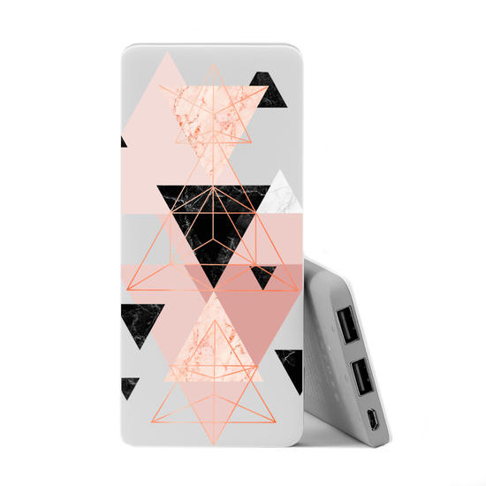 Power Bank Slim Portable Charger (5000mAh) - Mosaico Tricolor 