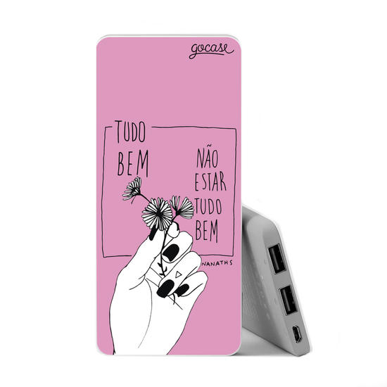Carregador Portátil Power Bank Slim (5000mAh) - Tudo Bem