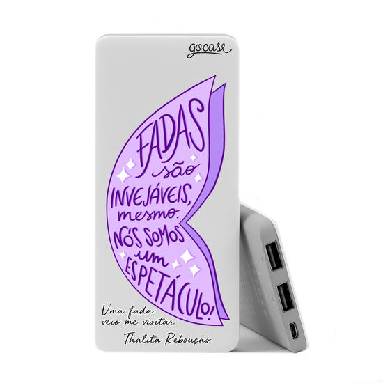 Carregador Portátil Power Bank Slim (5000mAh) - Nós Fadas by Thalita Rebouças