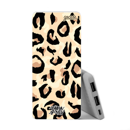 Power Bank Slim Portable Charger (5000mAh) - Carregador Portátil Power Bank (5000mAh) - Oncinha by Niina Secrets
