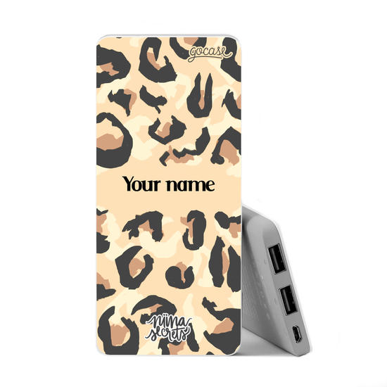 Power Bank Slim Portable Charger (5000mAh) - Carregador Portátil Power Bank (5000mAh) - Oncinha Manuscrita by Niina Secrets