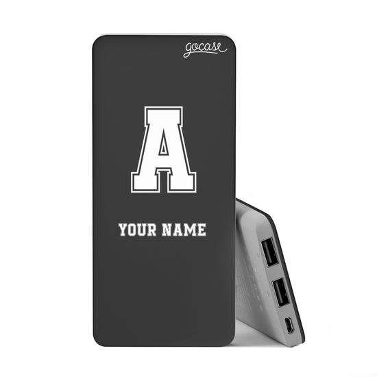 Power Bank Slim Portable Charger (5000mAh) Black - Initial Football