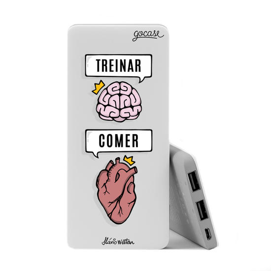 Power Bank Slim Portable Charger (5000mAh) - Razão e Emoção - Treino