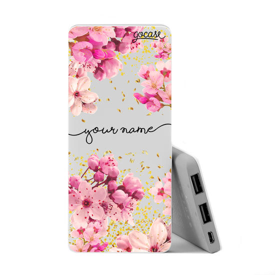 Power Bank Slim Portable Charger (5000mAh) - Rose Gold Manuscrita