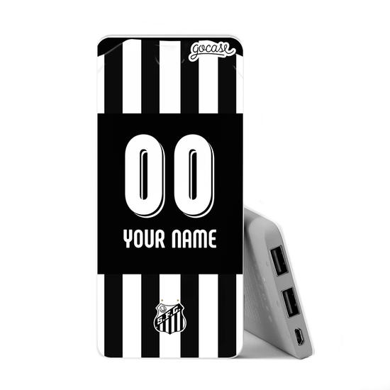 Power Bank Slim Portable Charger (5000mAh) - Santos - Uniforme 2 - 2019