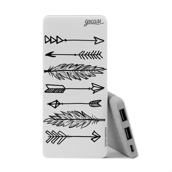 Carregador Portátil Power Bank Slim (5000mAh) - Uma Direção