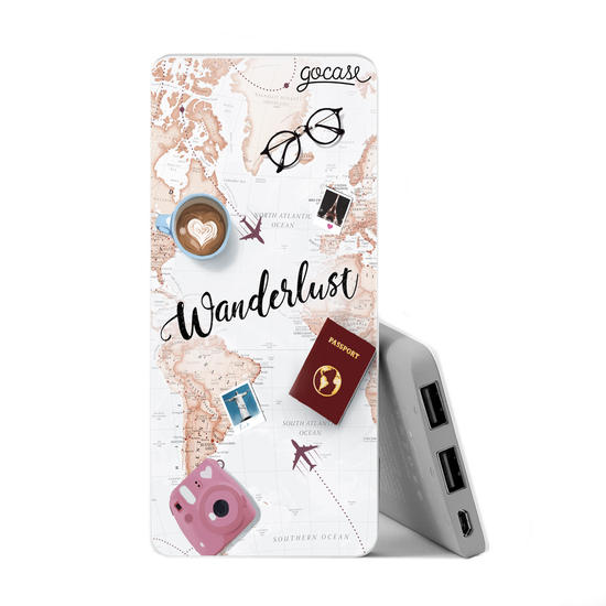 Power Bank Slim Portable Charger (5000mAh) - Wolrd Trip