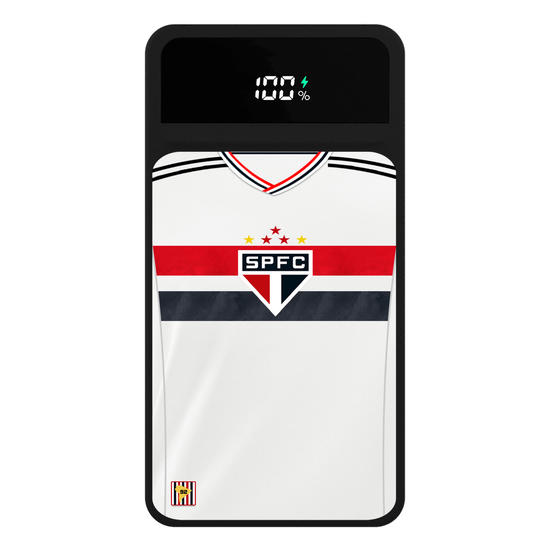 Carregador Portátil Turbo 10000mah Preto - São Paulo - Uniforme 1 2022