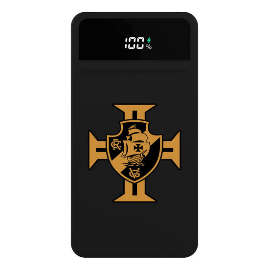 Carregador Portátil Turbo 10000mah Preto - Vasco da Gama - Escudo