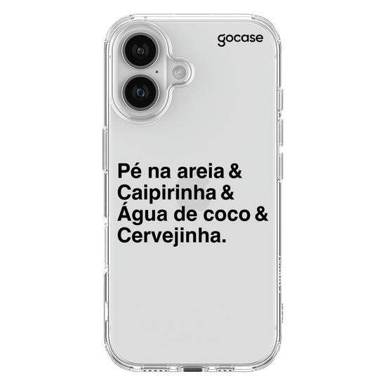 Capinha para celular  Pé na Areia