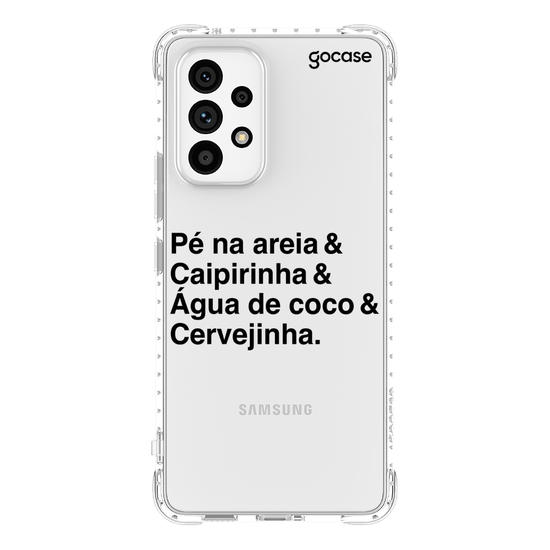 Capinha para celular  Pé na Areia