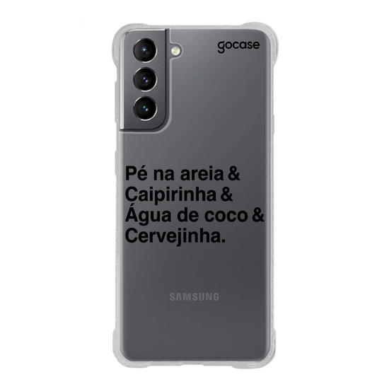 Capinha para celular  Pé na Areia