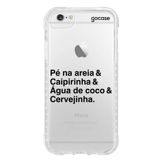 Capinha para celular  Pé na Areia