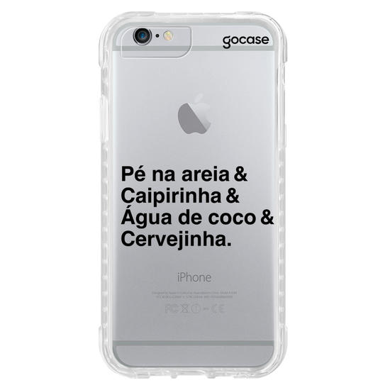 Capinha para celular  Pé na Areia