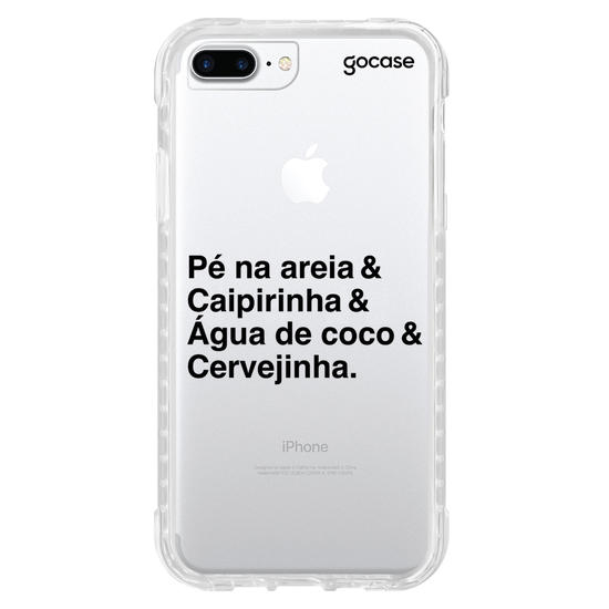 Capinha para celular  Pé na Areia