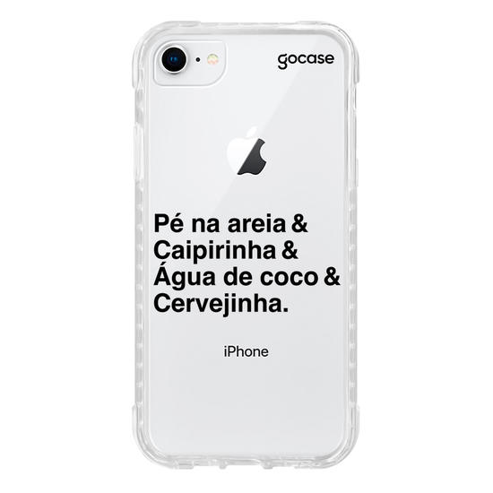 Capinha para celular  Pé na Areia