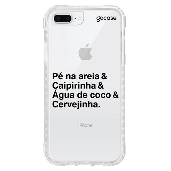Capinha para celular  Pé na Areia