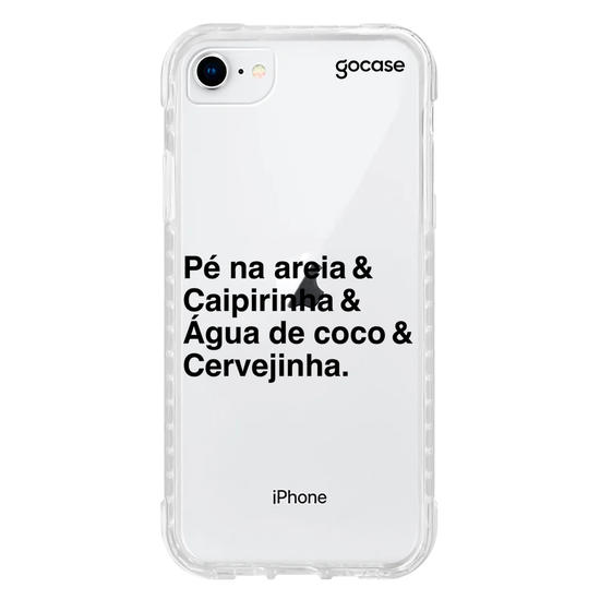 Capinha para celular  Pé na Areia