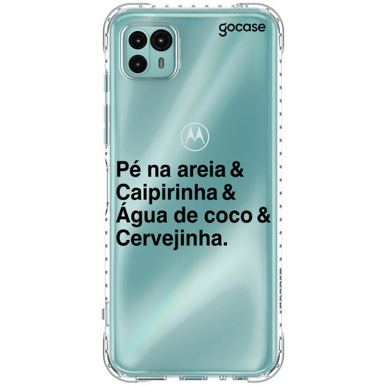 Capinha para celular  Pé na Areia