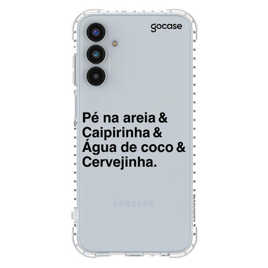 Capinha para celular  Pé na Areia