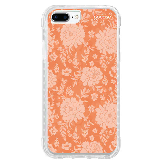 Capinha para celular  Peach Peonies