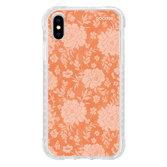 Capinha para celular  Peach Peonies