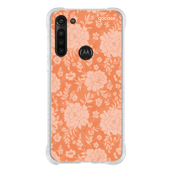 Capinha para celular  Peach Peonies