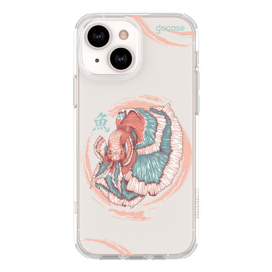 Capinha para celular Peixe Beta Japonês