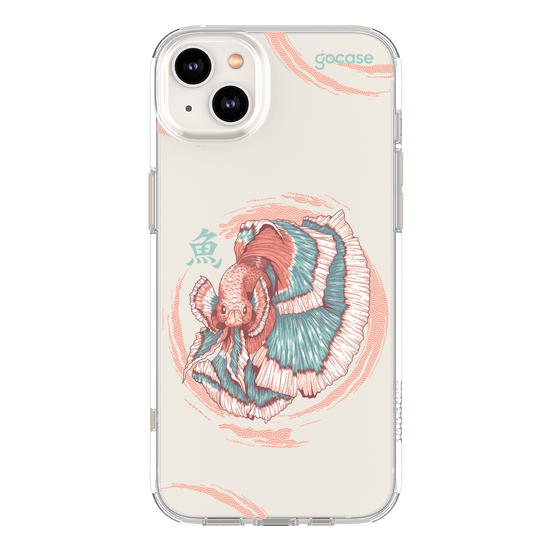Capinha para celular  Peixe Beta Japonês