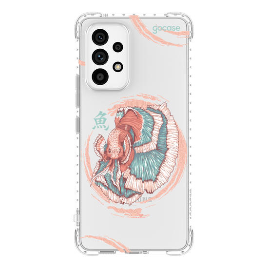 Capinha para celular  Peixe Beta Japonês