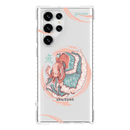 Capinha para celular  Peixe Beta Japonês